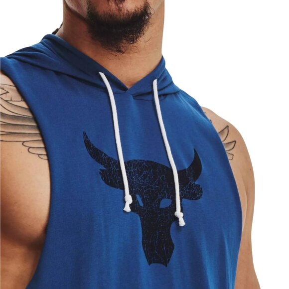 Under Armour Project Rock BSR Bull Sleeveless Hoodie - Picture 3 of 5